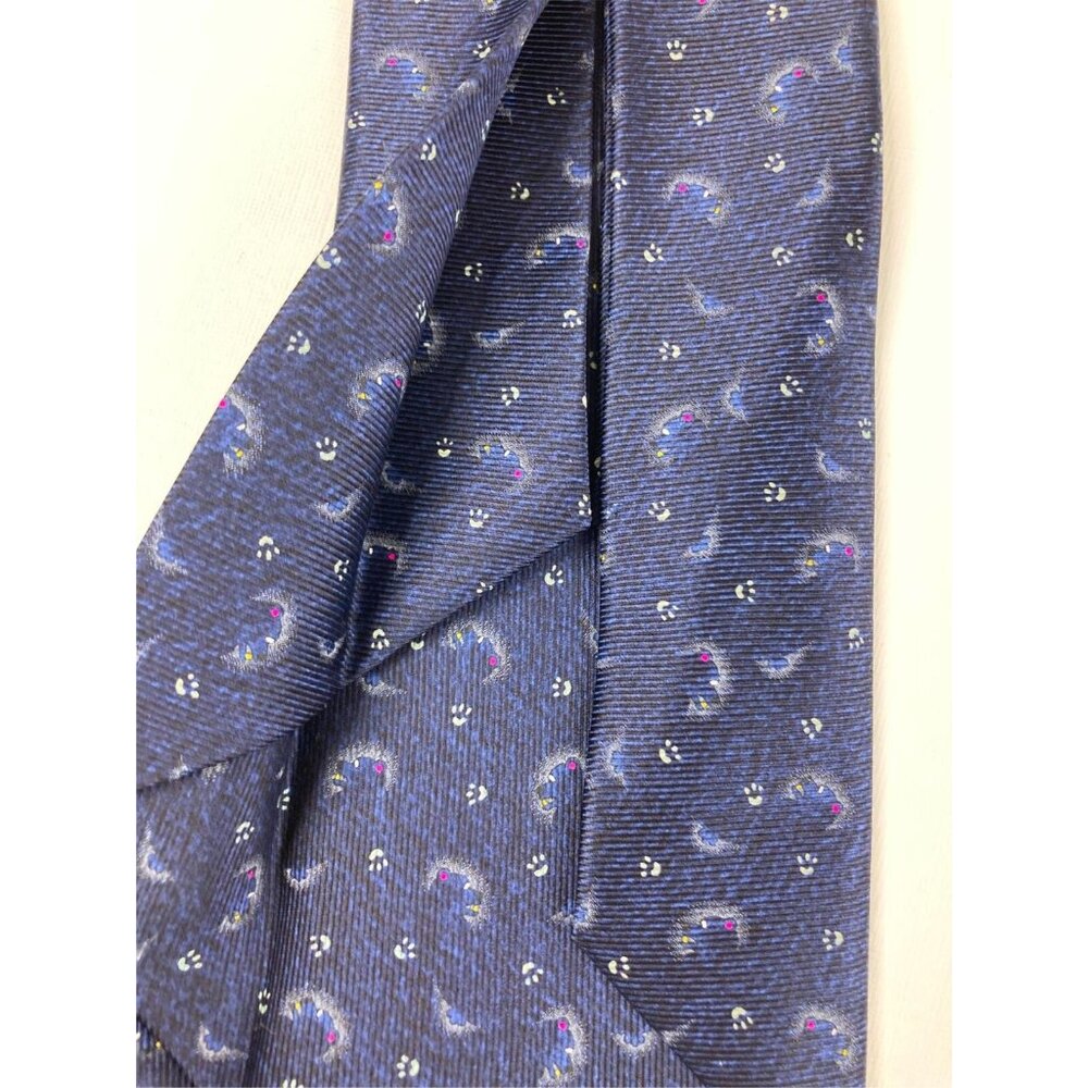 Nwot NEW Bvlgari Bulgari ***7-Fold*** 100% Silk Tie - Picture 3 of 4